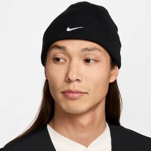 Black Nike Terra Swoosh Beanie OSFM